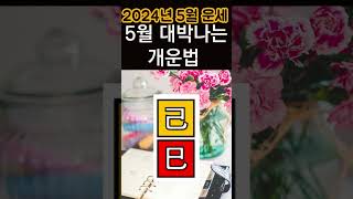 5월 대박나는 개운법! 2024년 갑진년 기사월 운 좋아지는 비법! #사주, #개운법, #금전운,