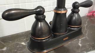 Moen Mediterranean Bronze Faucet WS84667BRB Review Demo