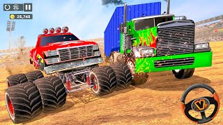 US Army Tank and Monster Truck Max Derby Demolition Simulator - Android Gameplay. screenshot 4