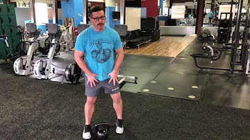Kettlebell Squat curl triceps extension