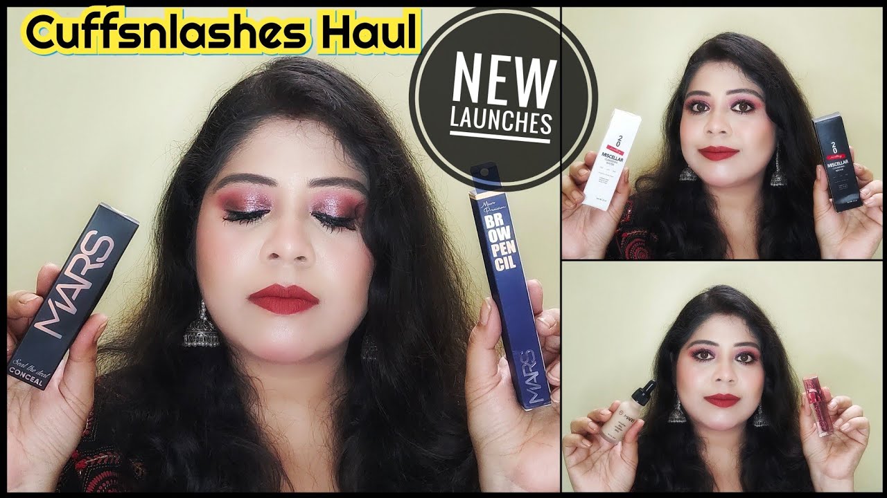 Affordable Cuffsnlashes Haul & Try On || New MARS COSMETICS Launches