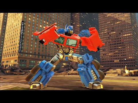 Optimus Prime VS GrimLock Game <strong>play</strong> #4 <strong>TRANSFORMERS</strong> FORGED TO FIGHT