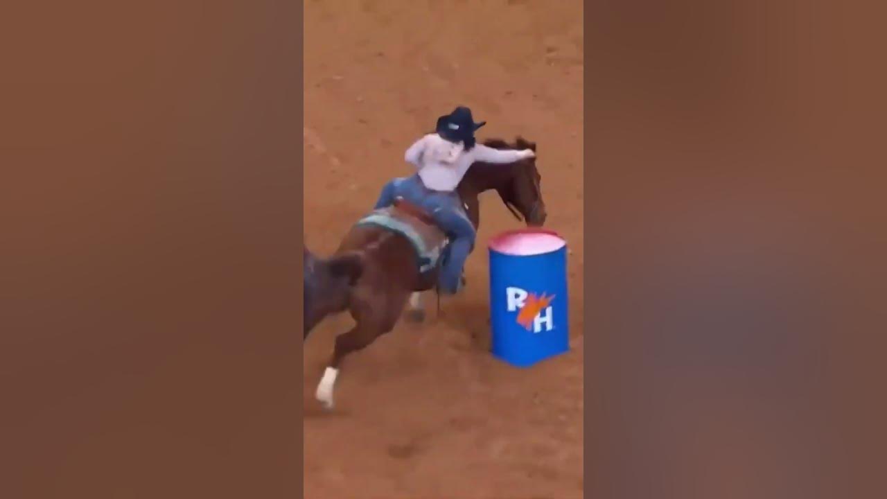 Fastest barrel racing time Rodeo Houston YouTube