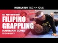 Harimaw buno techniques  gat puno abundio baet  garimot arnis training  filipino martial arts