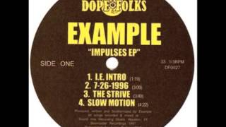 Celebrity EXAMPLE "THE STRIVE" Profile