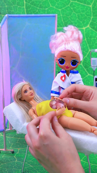 DIY Doll Belly / Baby in Slime #shorts