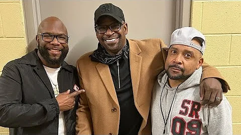 Mike formerly of Boyz II Men joins Wanya backstage...