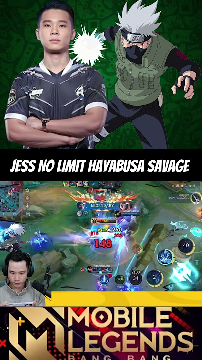 Jess no limit Hayabusa new skin savage moment 🔥 #jessnolimit #hayabusa #mlbb #shrots