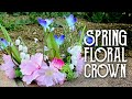 Spring floral crown diy  the april diy craft kit is here  magical crafting