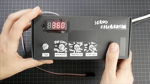 Servo Calibrator - using Arduino and potentiometers