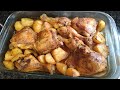 Pollo al horno con patatas 🥔 y Pan de cebolla 🍞 en olla GM🍂