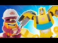 Bumblebee's Giant Robot Construction | The Play-Doh Show | Transformers Official