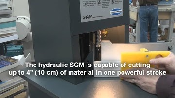 Challenge Hydraulic Single Corner Rounding Machine Demo Video