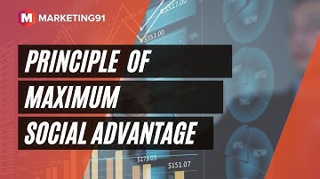 Principle of Maximum Social Advantage | Marginal Social Sacrifice | Social Benefit (Eco video 31)
