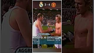 Real madrid vs Man united #ucl 2003 #ronaldo #beckham