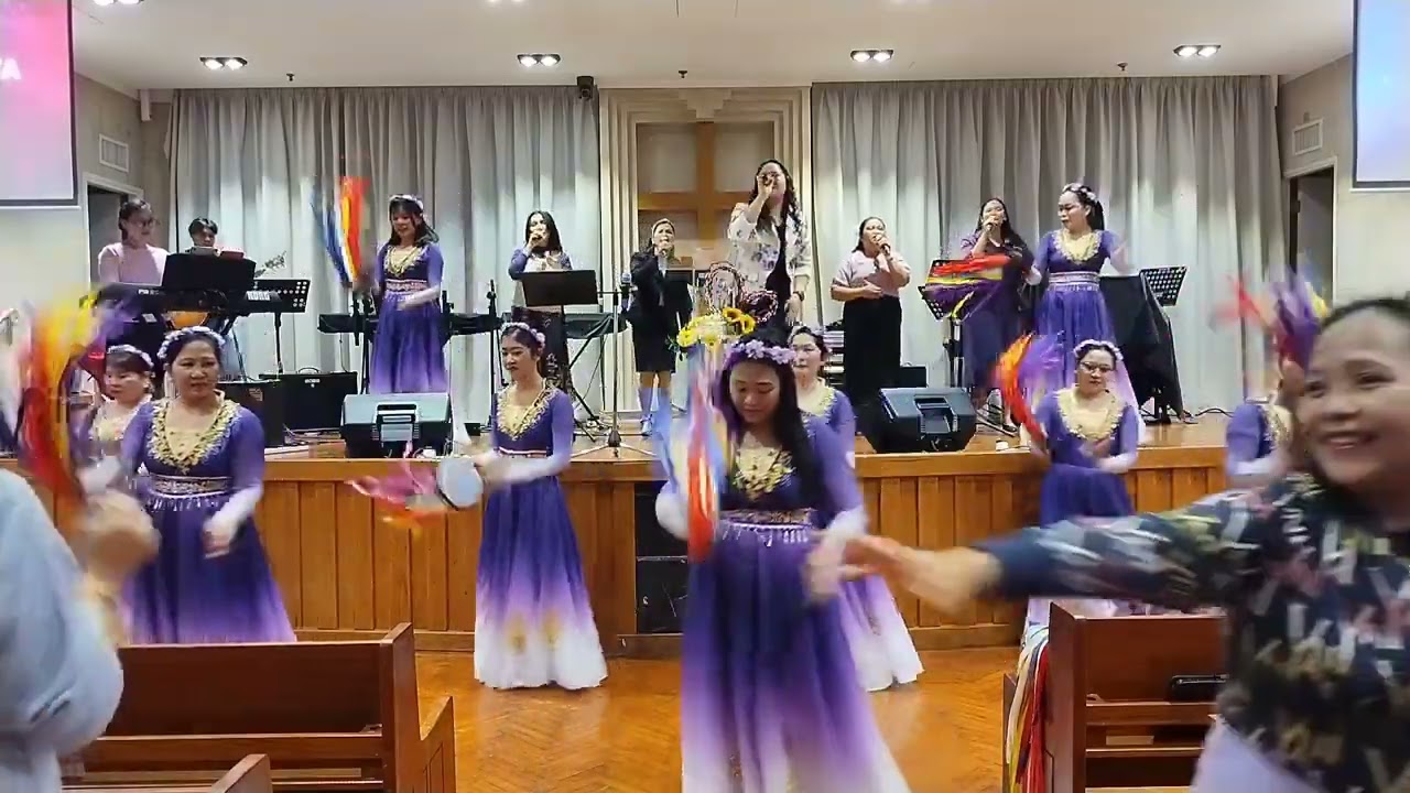 KUMUSTA KA NA|TAMBOURINE PATTERNS ( GLADNESS,UNITY,JOY,JOYFUL NOISE,REJOICE,BANNER 1)