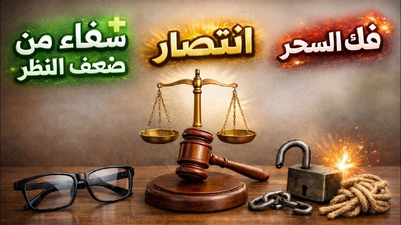 ١٨🌺/قصة أم رحيل (شفاء من ضعف النظر فك السحر وانتصار في قضية )