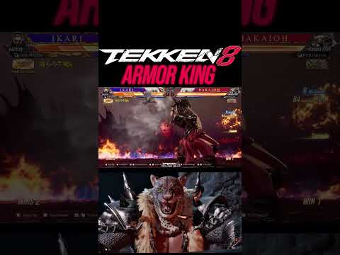 Tekken 8 S3 😱 Hakaioh Armor King Ultimate Dark Upper Combo 😱 #shorts #armorking