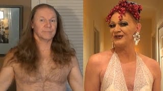 Drag Queen Makeup Transformation - Rodd becomes Patti