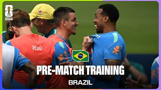 Brazil Train Before Morocco