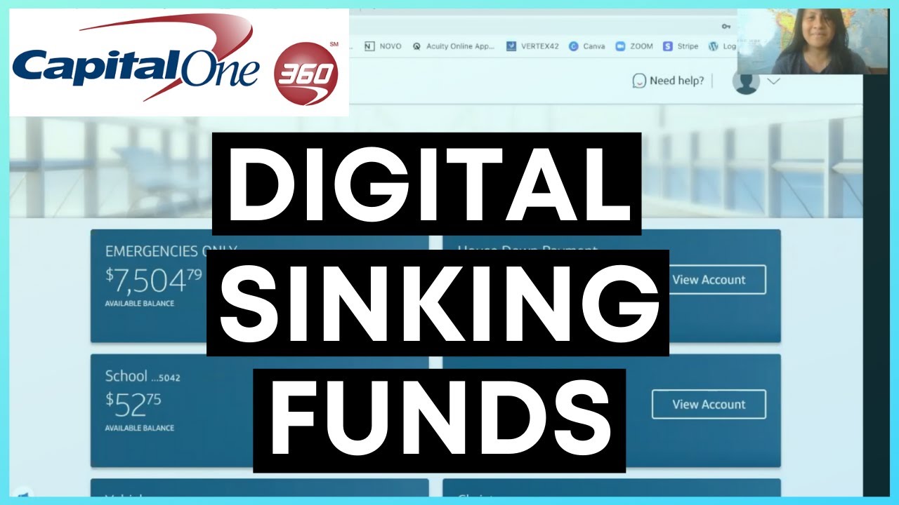 Digital Sinking Funds Capital One 360 Savings Accounts 2021 YouTube