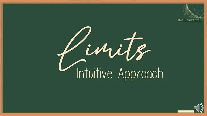 1.1  Limits: An Intuitive Approach