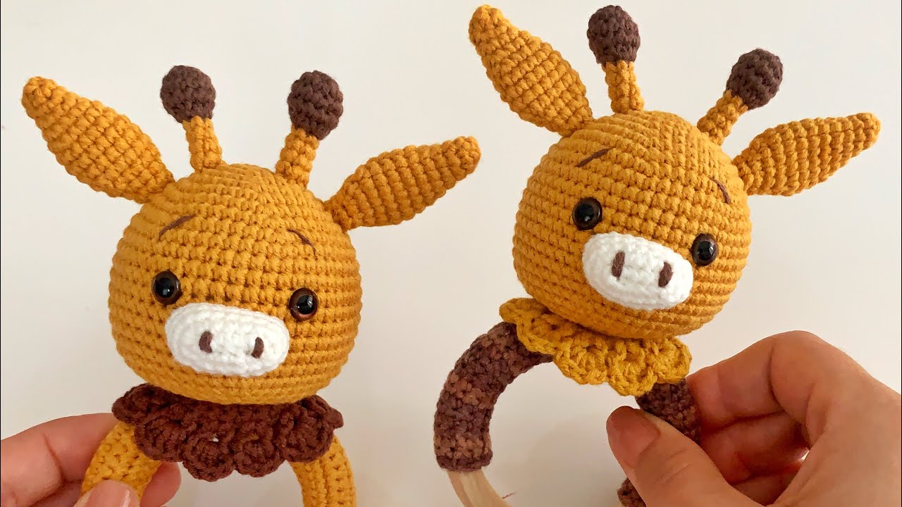 AMİGURUMİ ZÜRAFA ÇINGIRAK 😍 PART 2