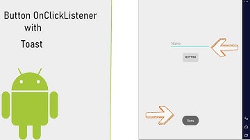 Button On Click Listener With Toast|Android Studio Tutorial