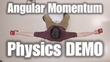 Physics Demo: Angular Momentum Conservation