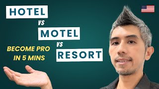 🛏️ Hotel vs Motel vs Resort — What’s the Difference?