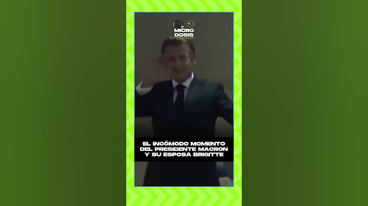 El incómodo momento entre el presidente Macron y su esposa. ¿Broma o tensión? | Microdosis