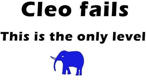 Cleo fails: This is the only level