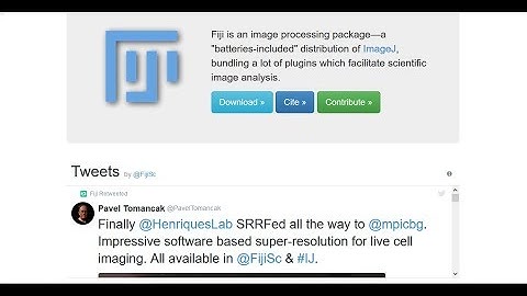 Fiji Is Just ImageJ - Instructions on how to download