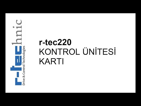 r-tec 220 K kontrol ünitesi, tanıtım