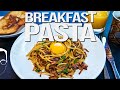 BREAKFAST PASTA (CARBONARA!) | SAM THE COOKING GUY 4K