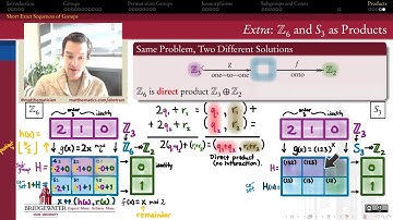 301.8H Extra: Two Different Product Constructions