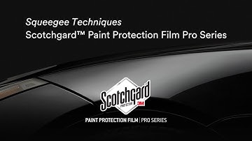 Squeegee Techniques
