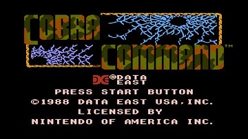 Cobra Command (NES) - Full Playthrough