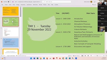 Short Course on Introduction to Air Pollution Modeling - Day 1 (Zannetti 2022, WIT)