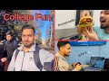 Canada college fun vlog  playing gta 5 at college   made burger at home