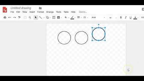 google drawings alignment