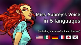 Dance Central VR | Miss Aubrey's voice in 6 languages - Compilation