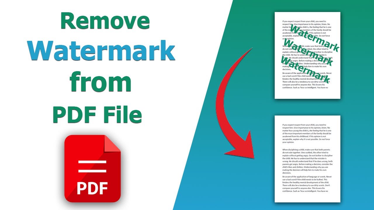 How to remove watermark from PDF File using Nitro Pro - YouTube