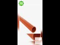 Royu PVC Orange Electrical Pipe 1 1/4 Inch 40mm RVPETK-40X3-H