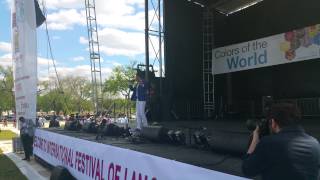 Papaoutai by Taha Meyer iflc in front of White Hous