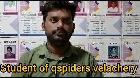 QSPIDERS VELACHERY | CONGRATULATION: Sriram.R For Getting Placed as SQL Developer