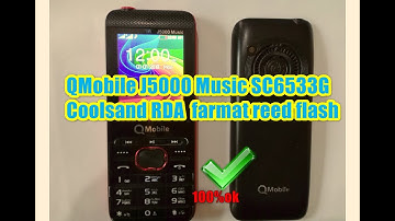 QMobile J5000 Music SC6533G Coolsand RDA Infinity CM2SCR Flash File Firmware With Boot Key