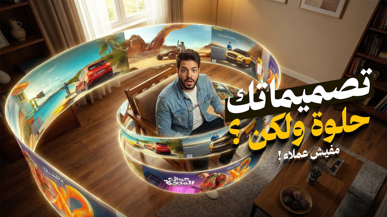 تصميماتك حلوة ولكن مش معاك شغل ! ياترى ايه السبب ؟؟