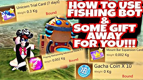 UTOPIA ORIGIN | HOW TO USE FISHING BOT AND 10 GIFT AWAY FOR YOU