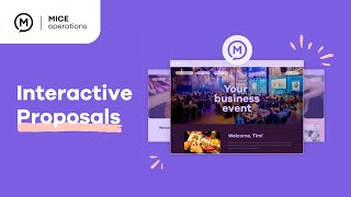 NEW: Interactive Proposals in MICE Operations